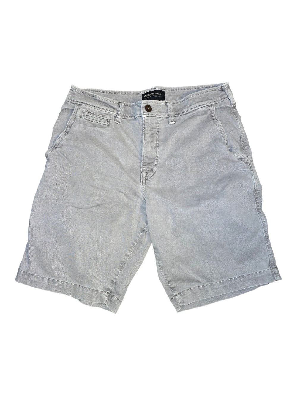 American Eagle Outfitters Light Gray Men’s Cotton Shorts